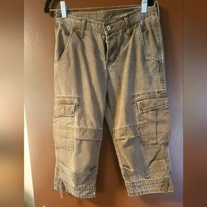 Knee length cargo shorts